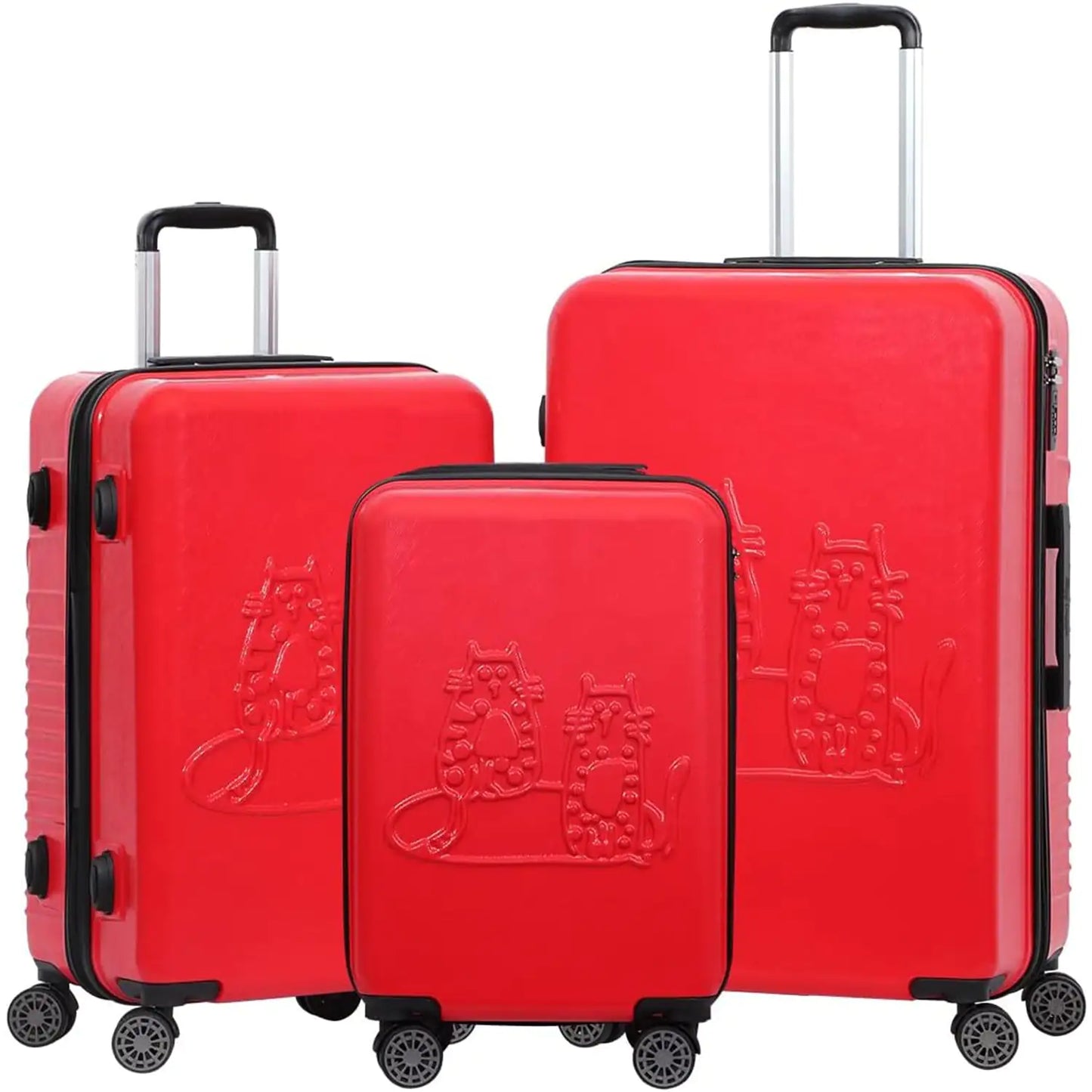 Biggdesign Cats Hardshell Luggage Set