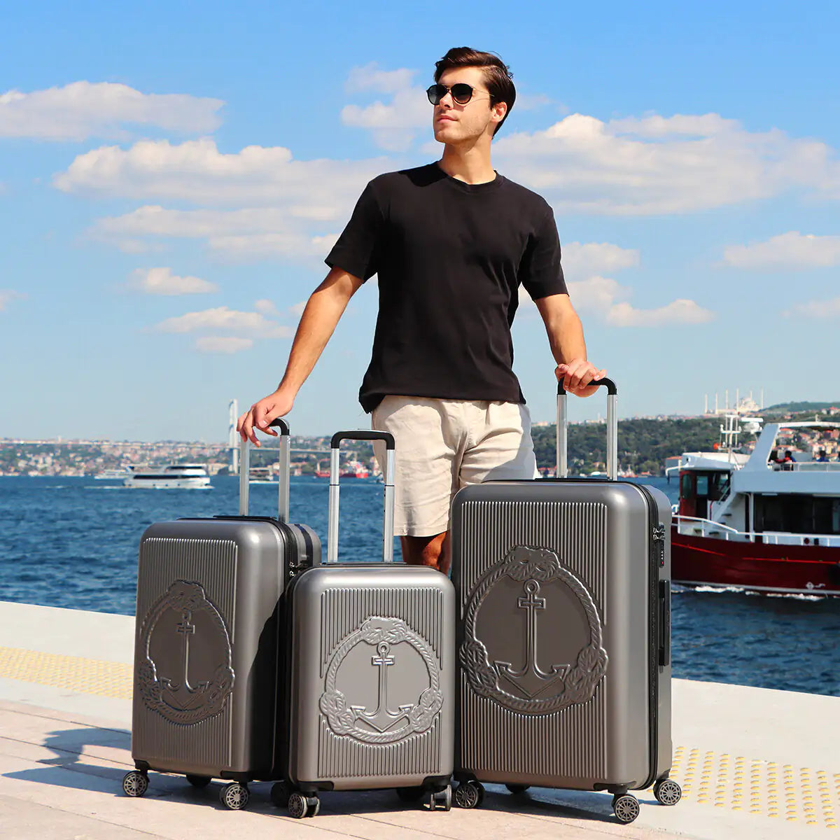 Biggdesign Ocean Hardshell Luggage Set