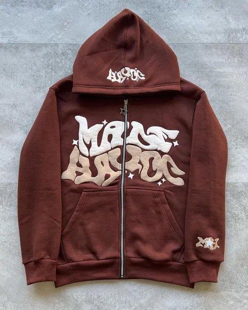 Letter Printed Hoodies