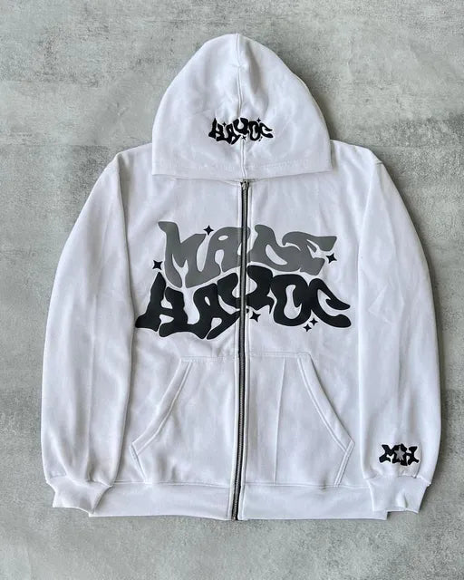 Letter Printed Hoodies