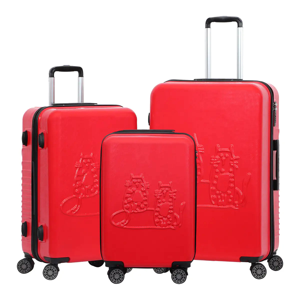 Biggdesign Cats Hardshell Luggage Set